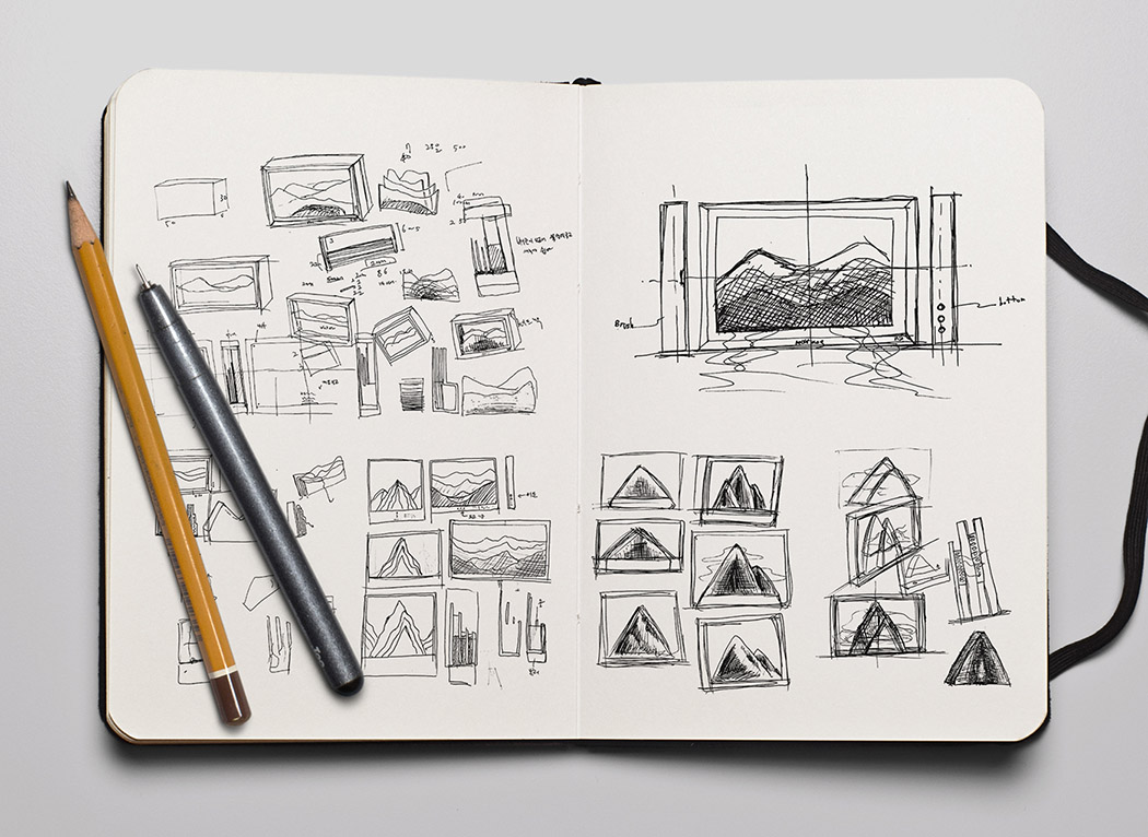 Frame humidifier，Chinese brush painting，intelligence，appearance，