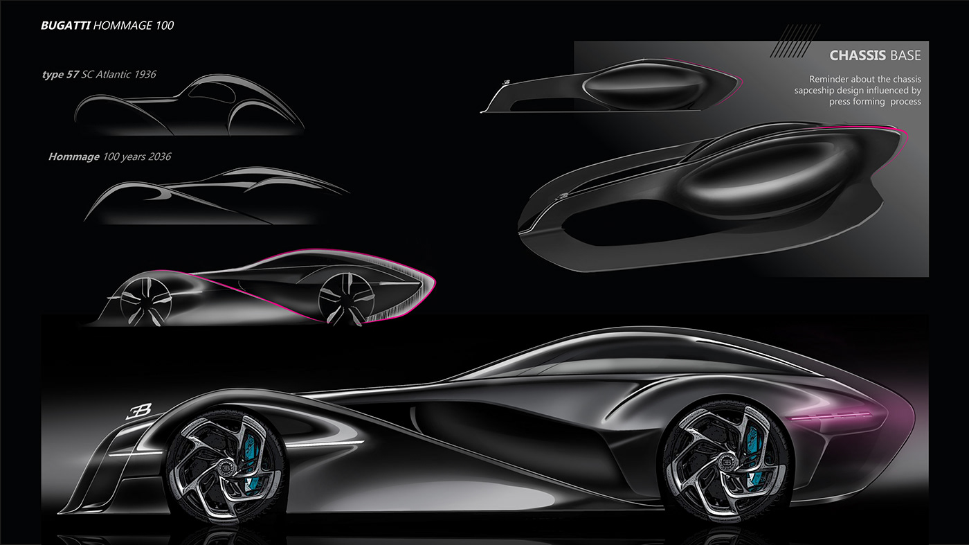 automobile，bugatti，Atlantic SC 57，