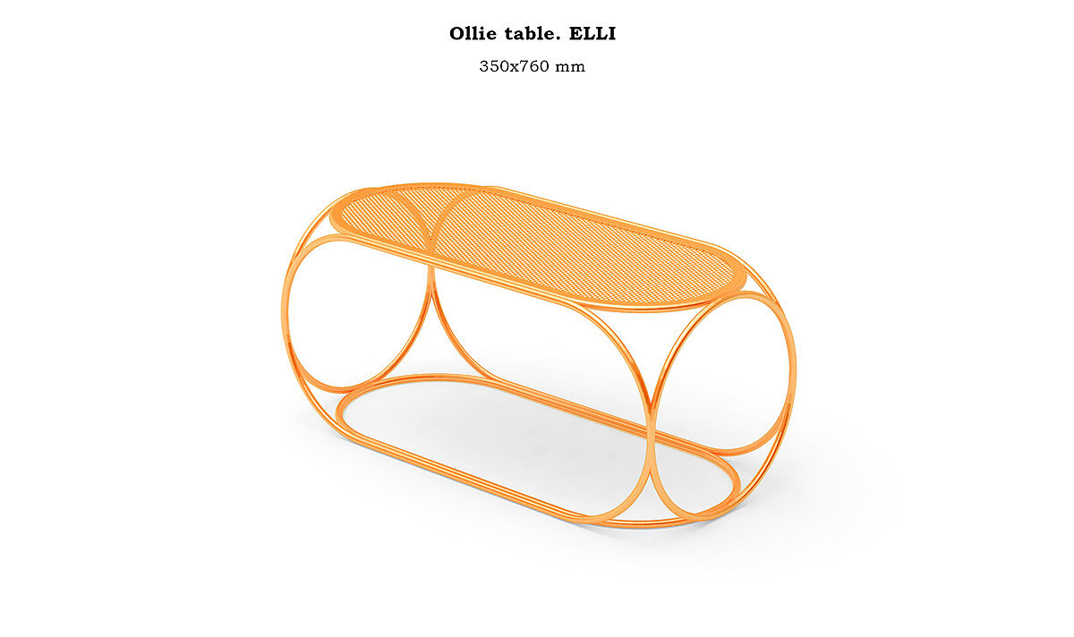 Ollie table，桌子，几何形状，