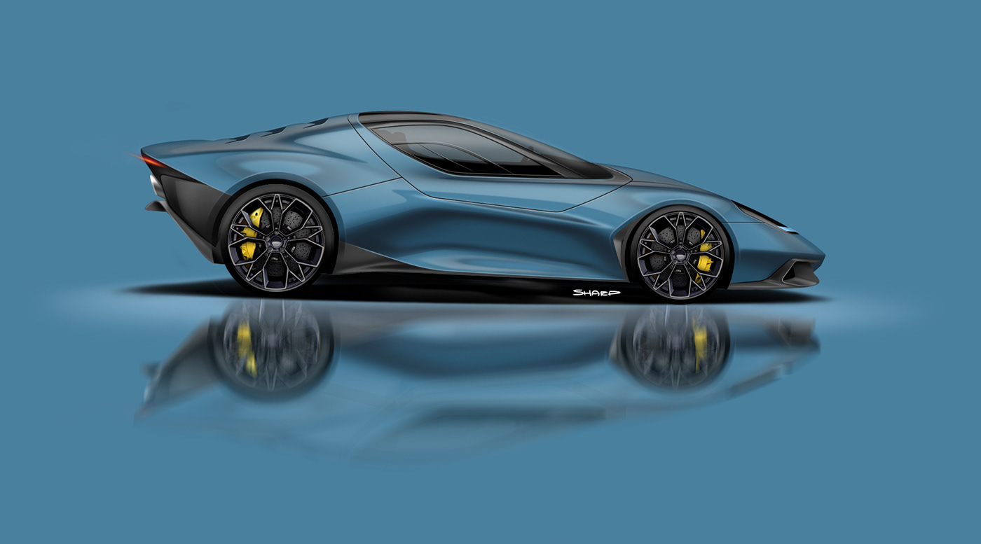 automobile，Sports car，concept，_Other Organiser，Hand drawn，