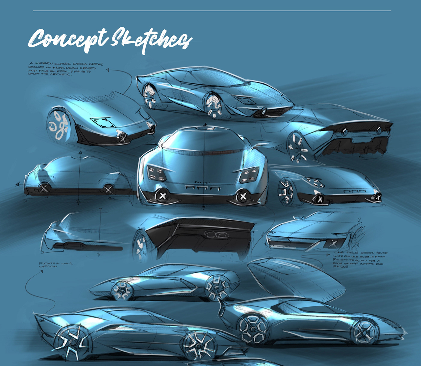 automobile，Sports car，concept，_Other Organiser，Hand drawn，