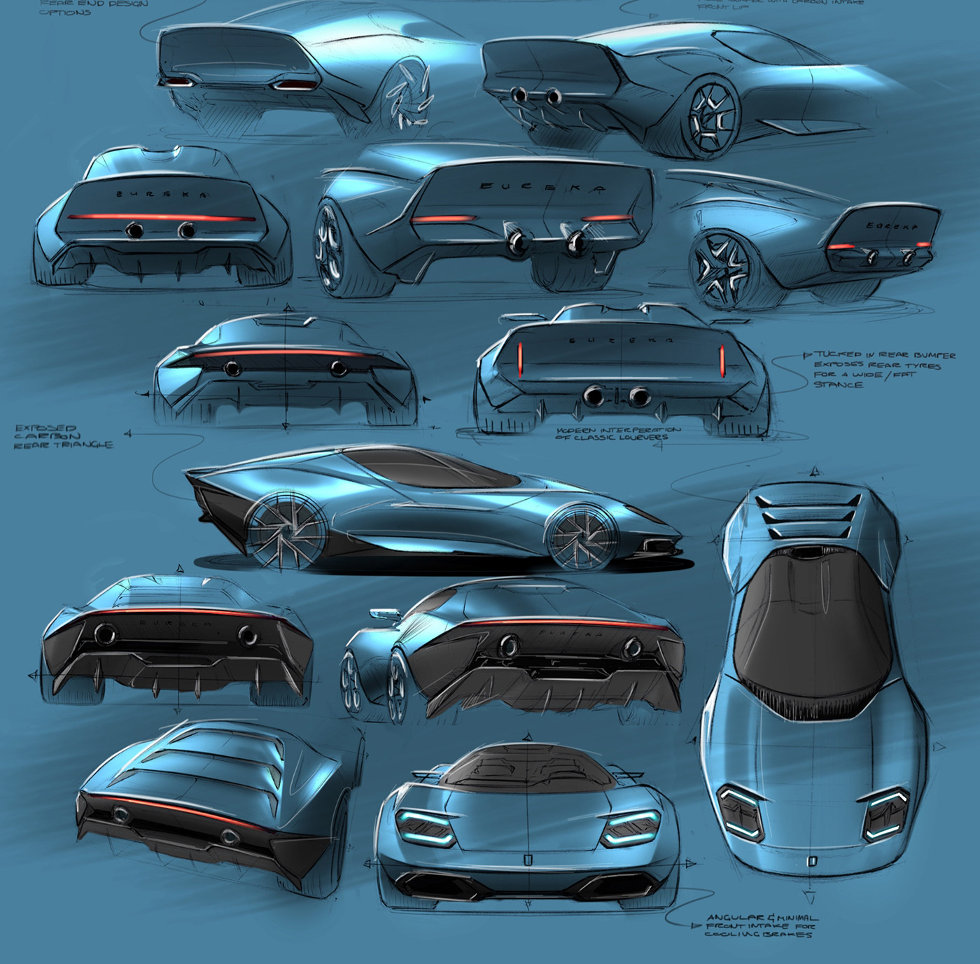 automobile，Sports car，concept，_Other Organiser，Hand drawn，