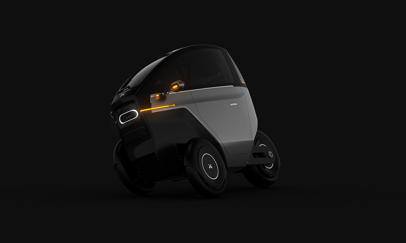 EXO-ONE，Single person vehicle，Electric drive，