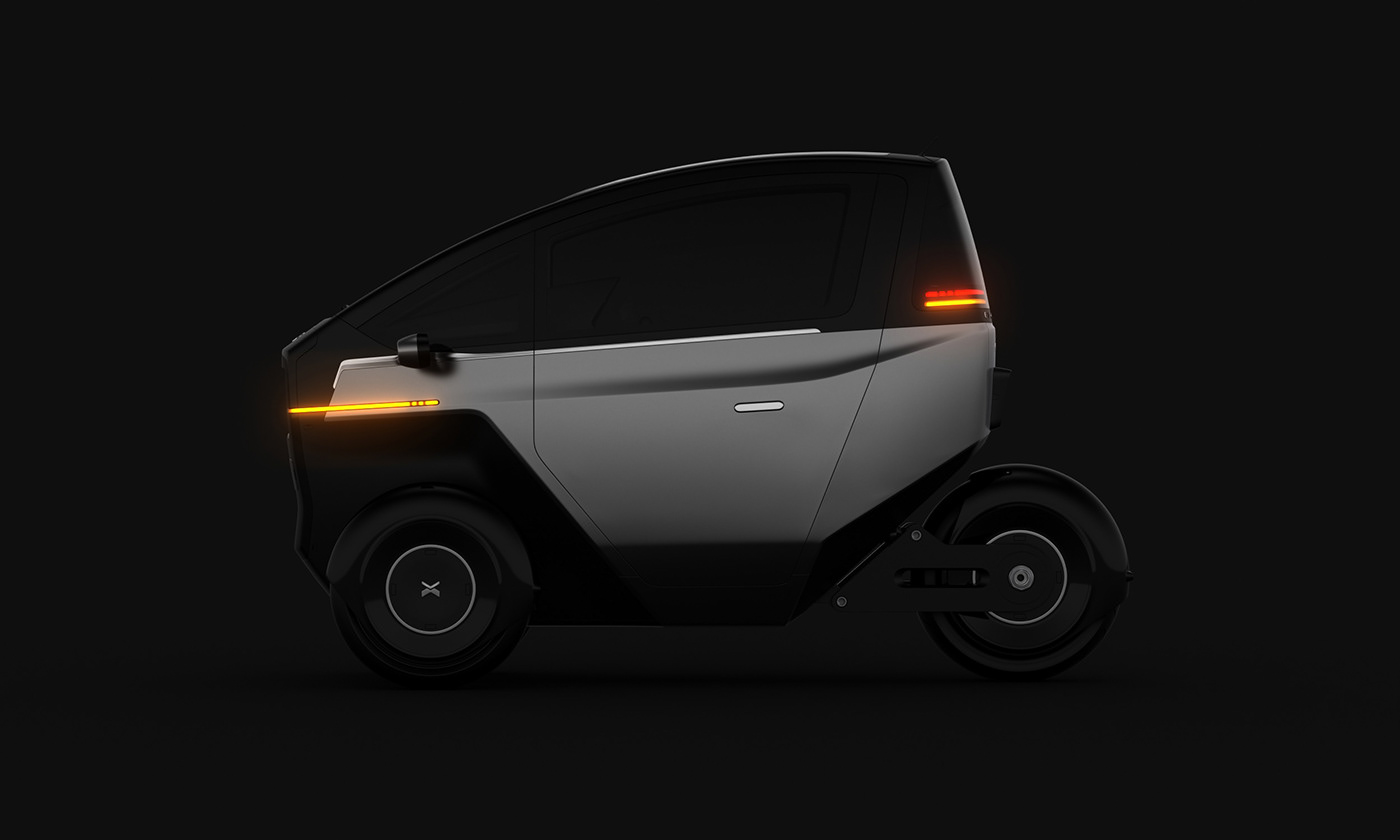 EXO-ONE，Single person vehicle，Electric drive，