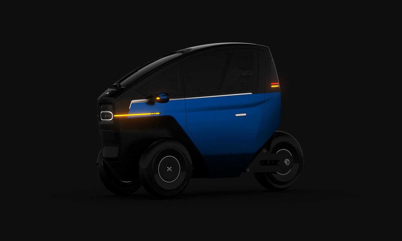 EXO-ONE，Single person vehicle，Electric drive，