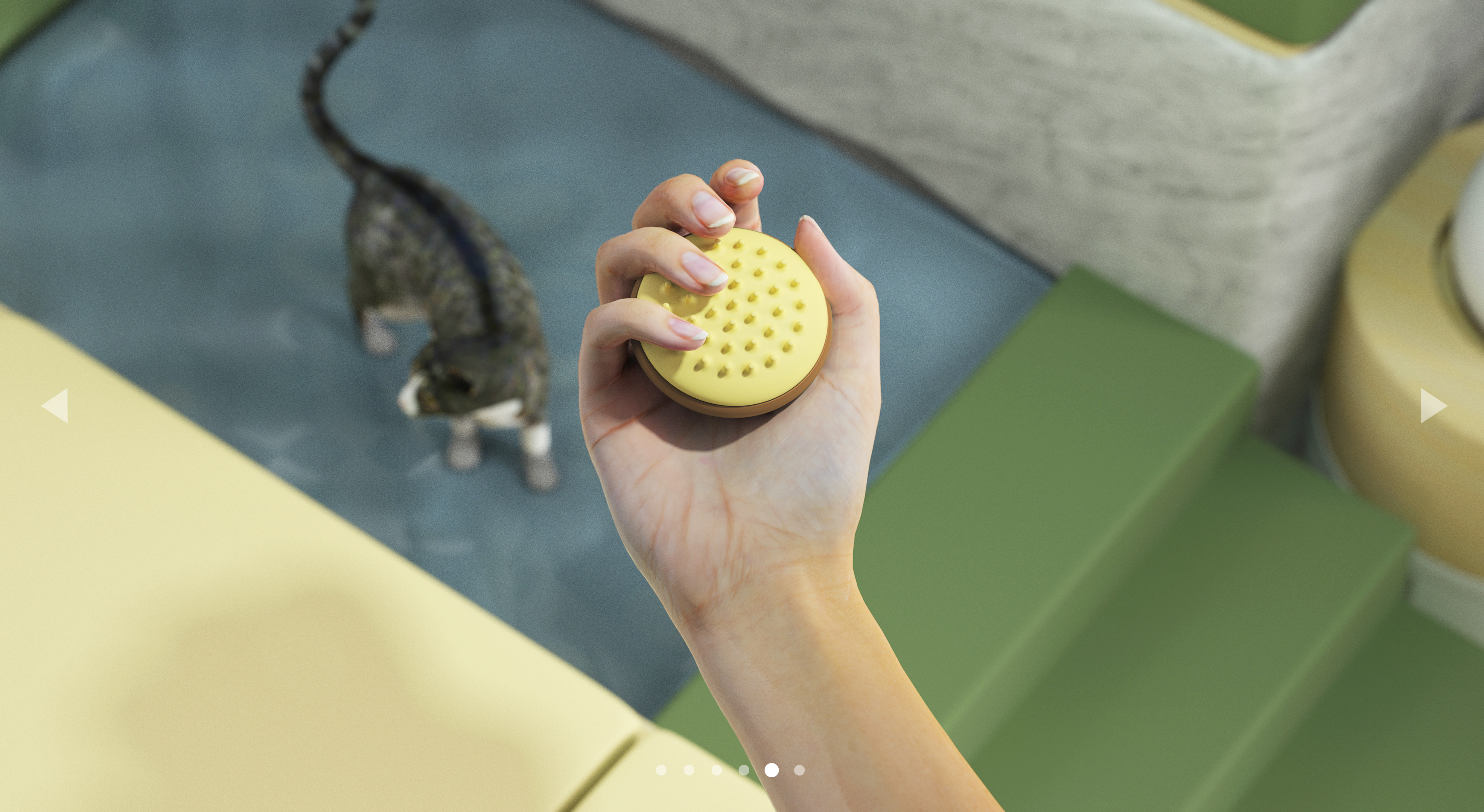 Spade design，Pet massage comb，Pet hair removal comb，