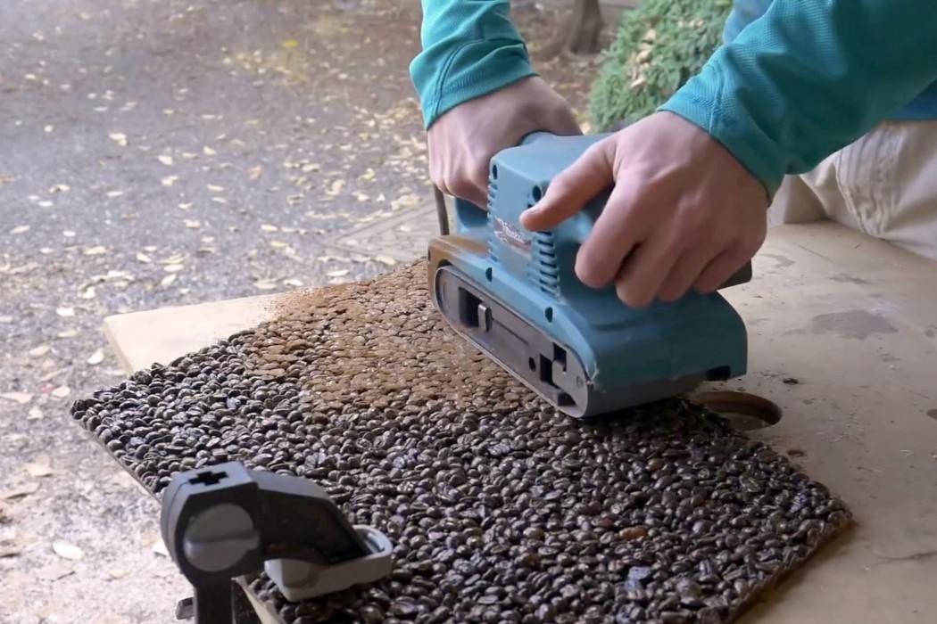 Electric guitar，coffee bean，Burls Art，