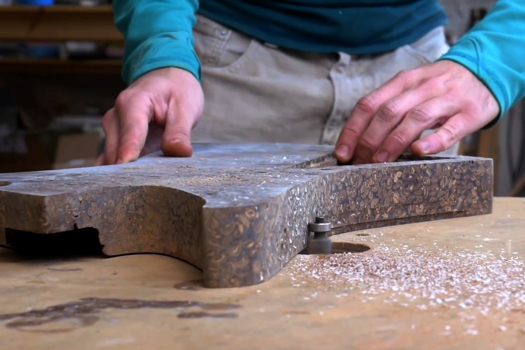 Electric guitar，coffee bean，Burls Art，