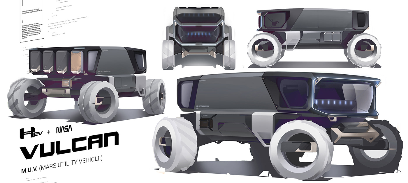 Autodesk Mudbox，Mars，Hummer，