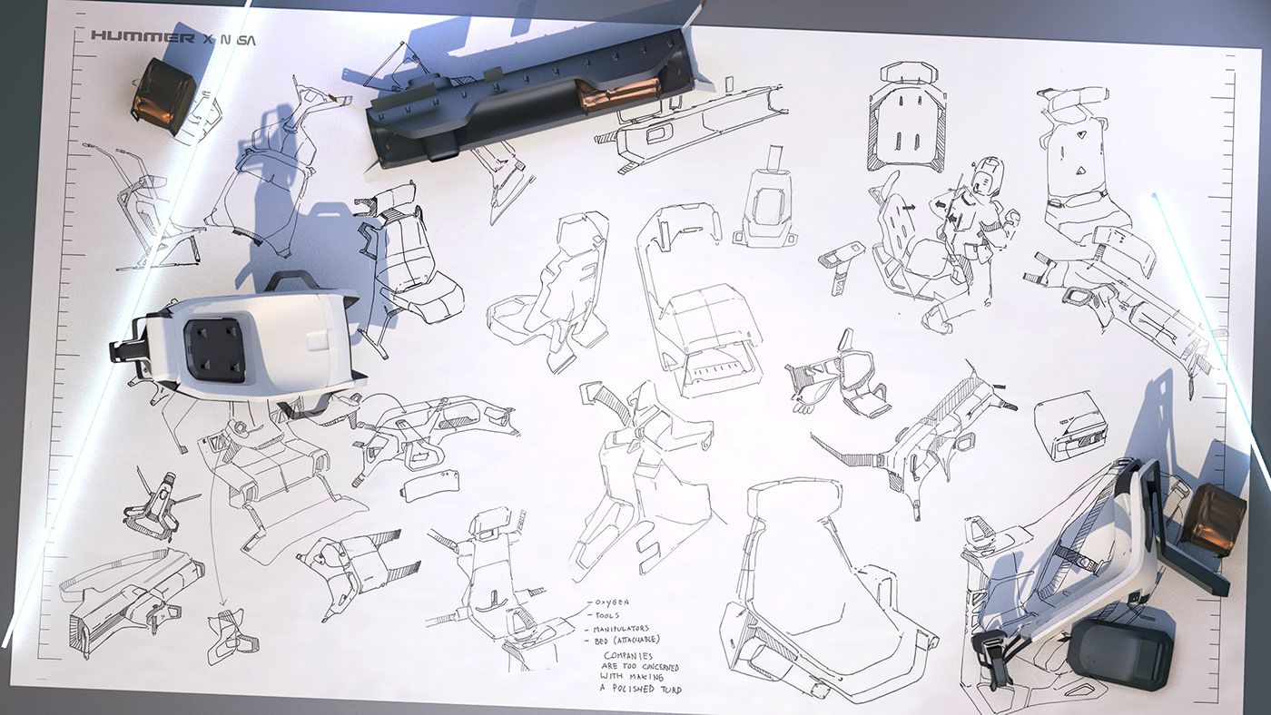 Autodesk Mudbox，Mars，Hummer，