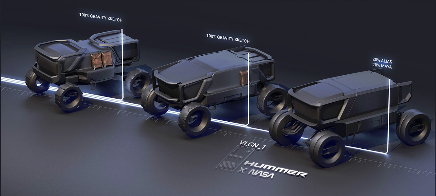 Autodesk Mudbox，Mars，Hummer，