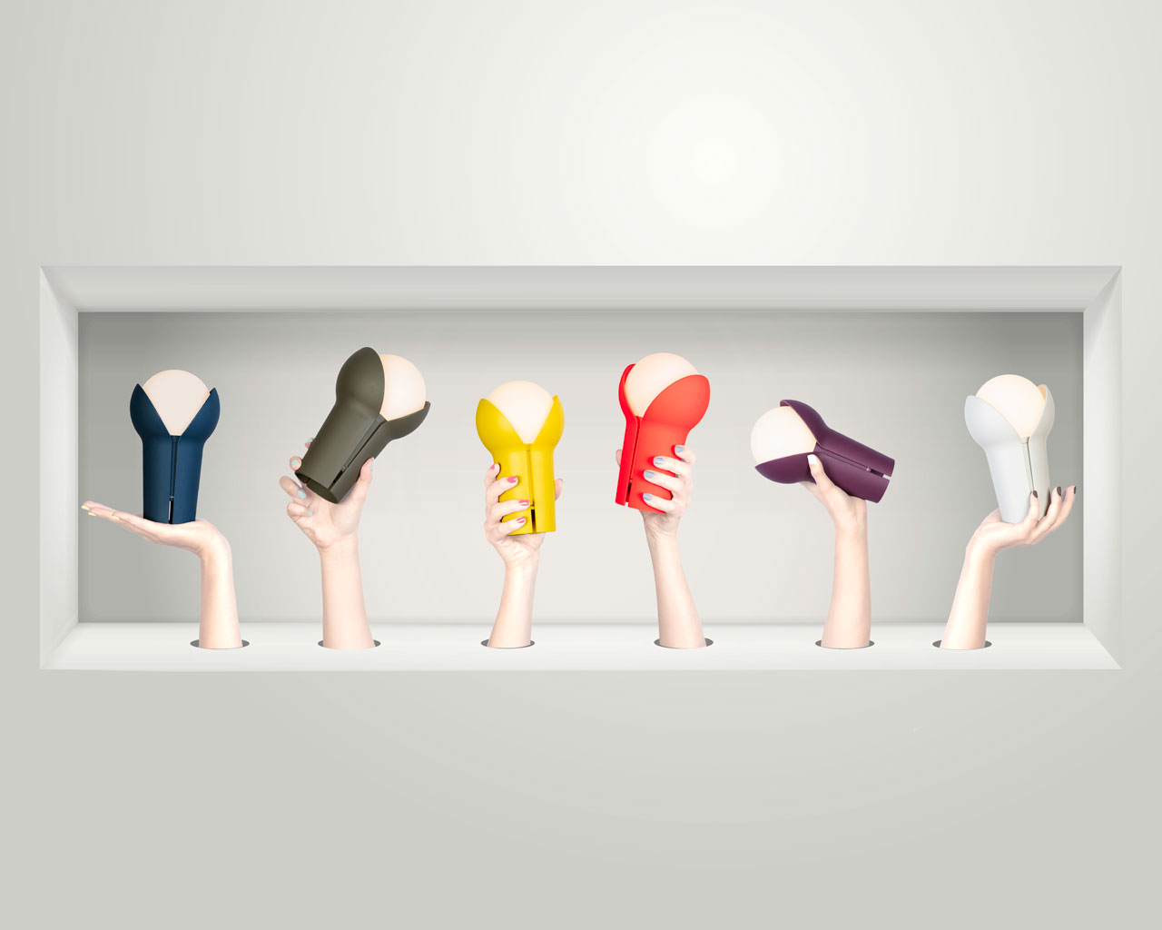 Bud Lamp，Light up，charge，LED light，lighting，Melissa Yip，