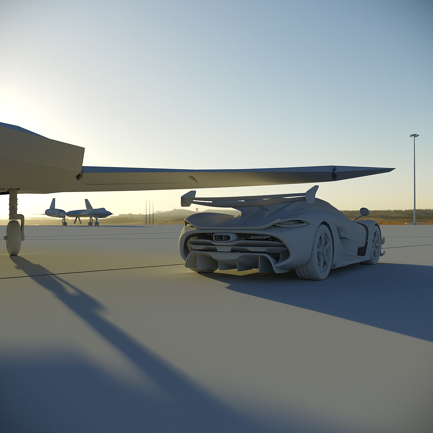 Koenigsegg，汽车，cgi，