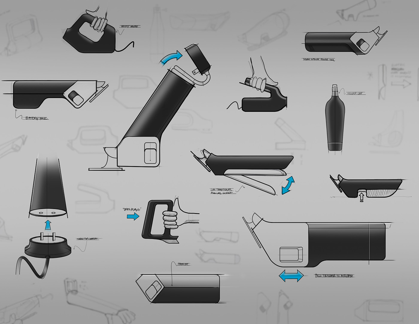 De vacuum，saw，safety design ，No blade design，