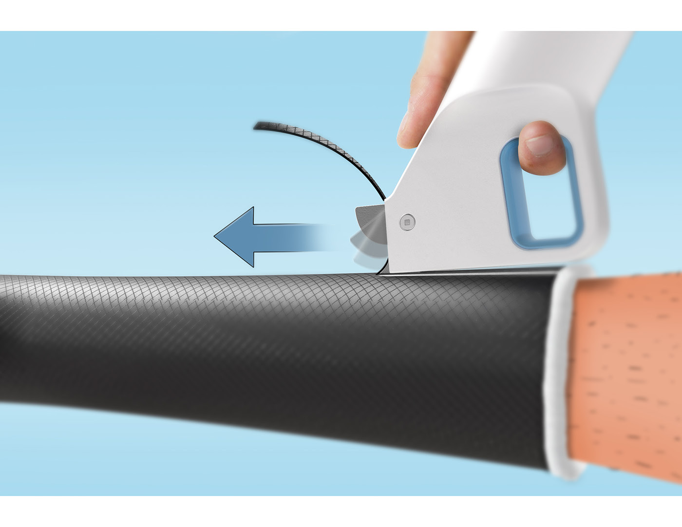 De vacuum，saw，safety design ，No blade design，