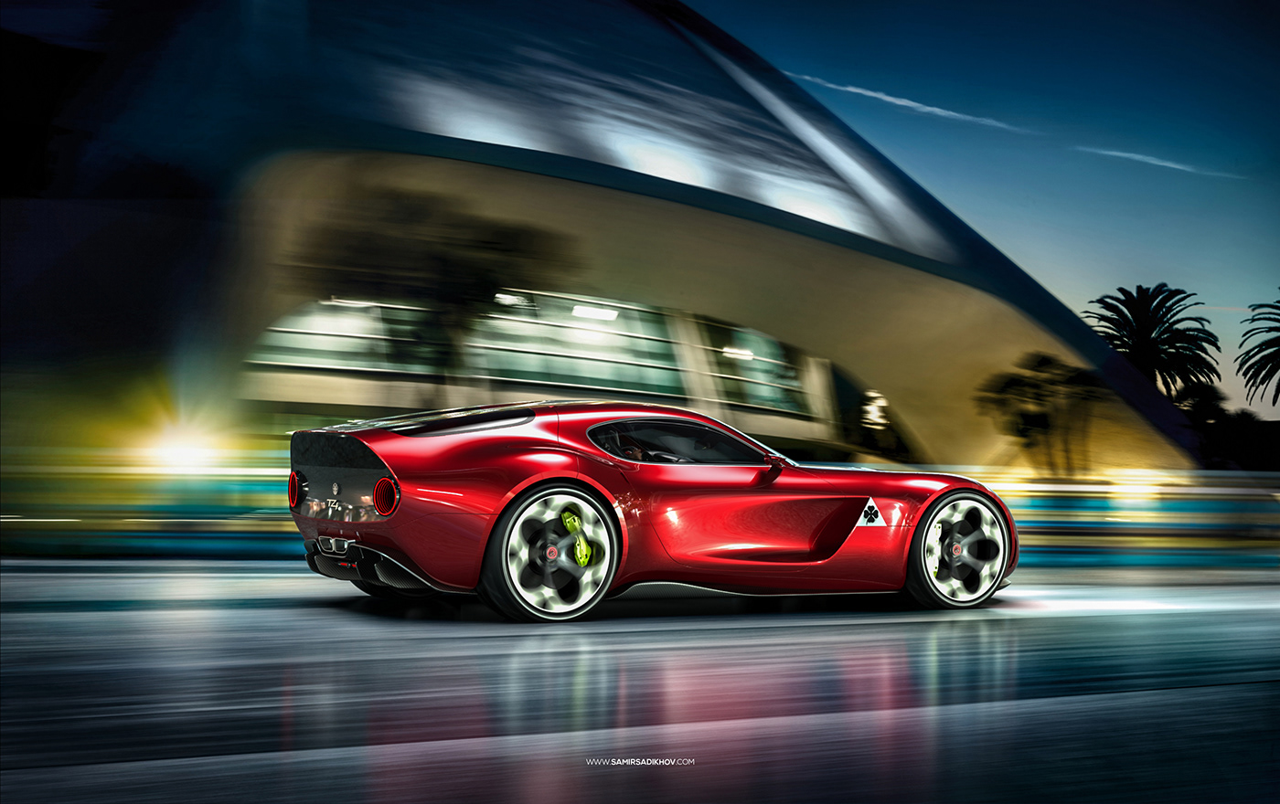 Sports car，Super run，alpha，