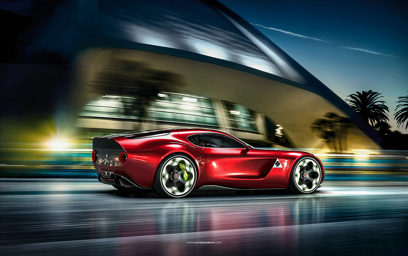 Sports car，Super run，alpha，