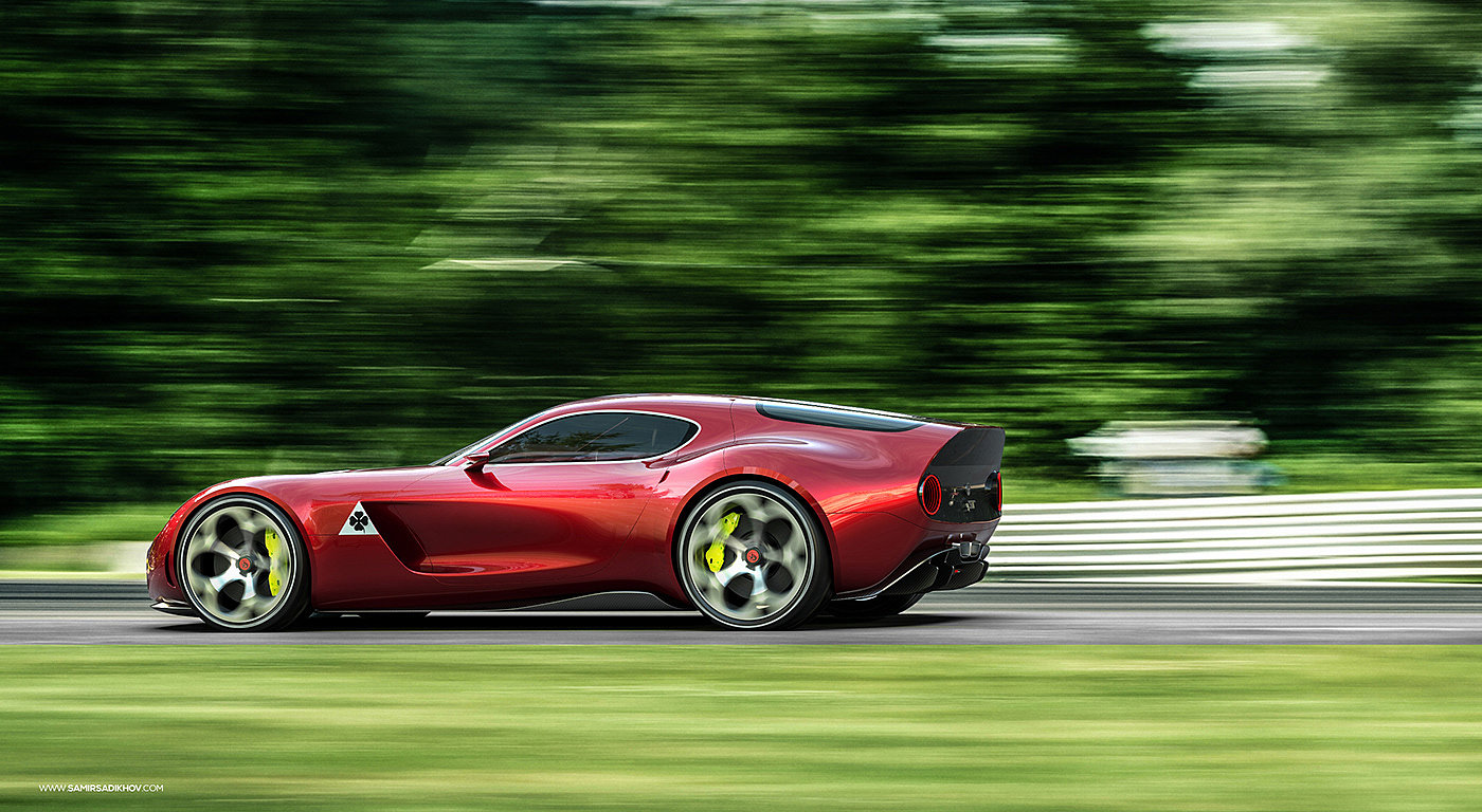 Sports car，Super run，alpha，
