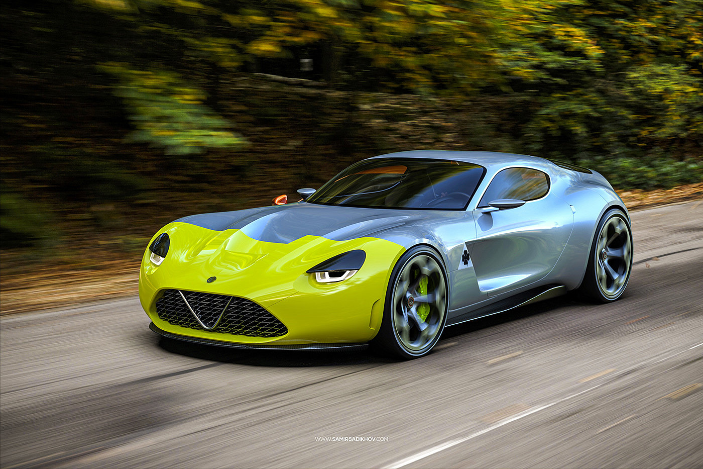 Sports car，Super run，alpha，