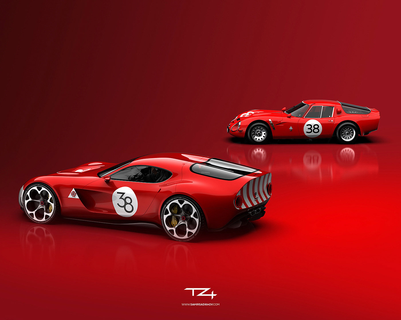 Sports car，Super run，alpha，
