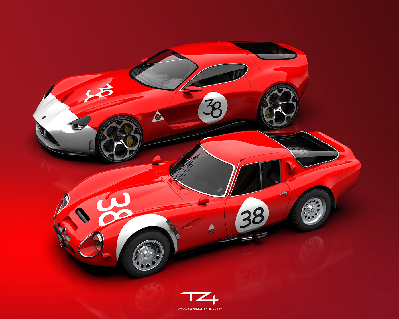 Sports car，Super run，alpha，