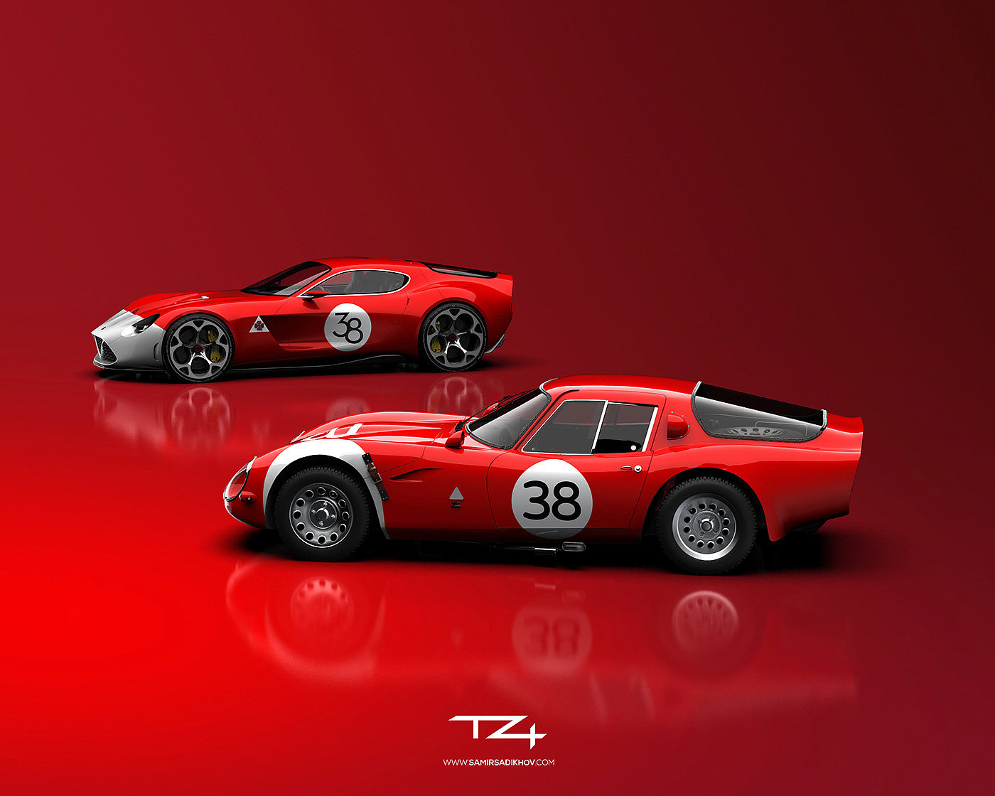 Sports car，Super run，alpha，
