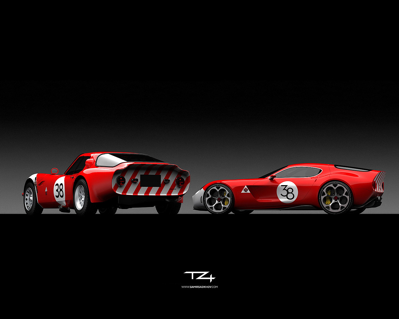 Sports car，Super run，alpha，