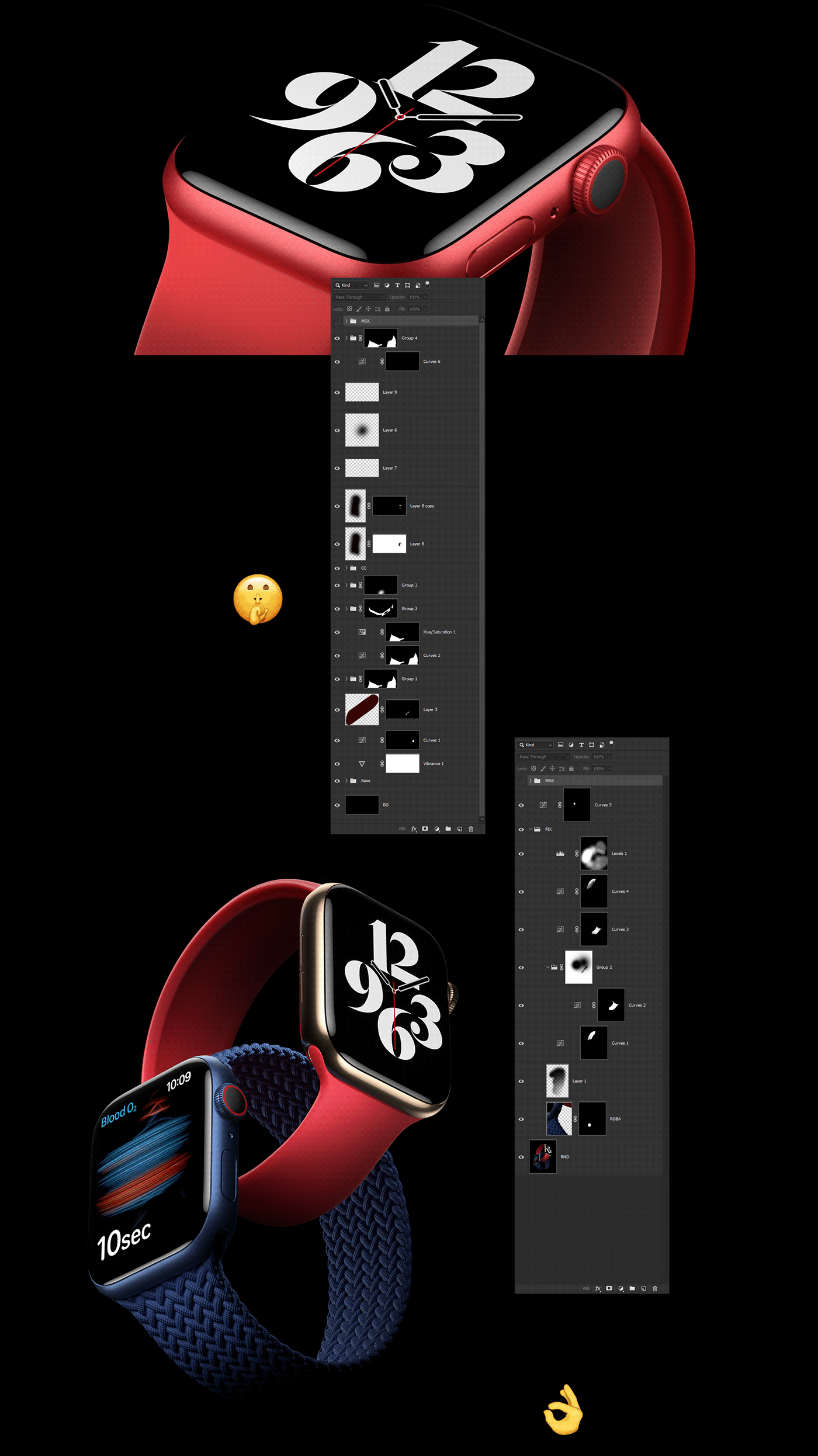 Apple，Wrist watch，visualization，