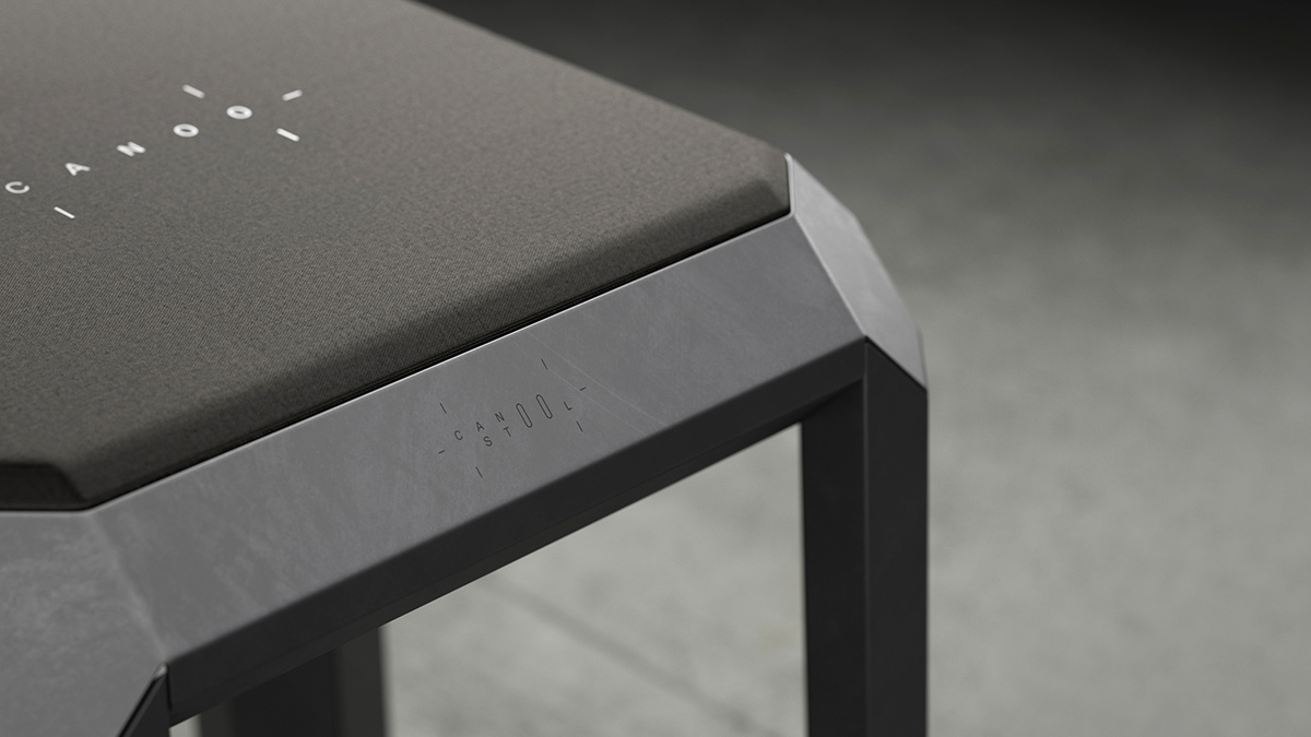 stool，furniture，grey，