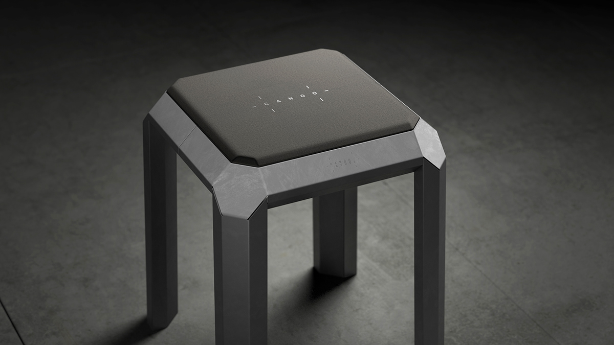 stool，furniture，grey，