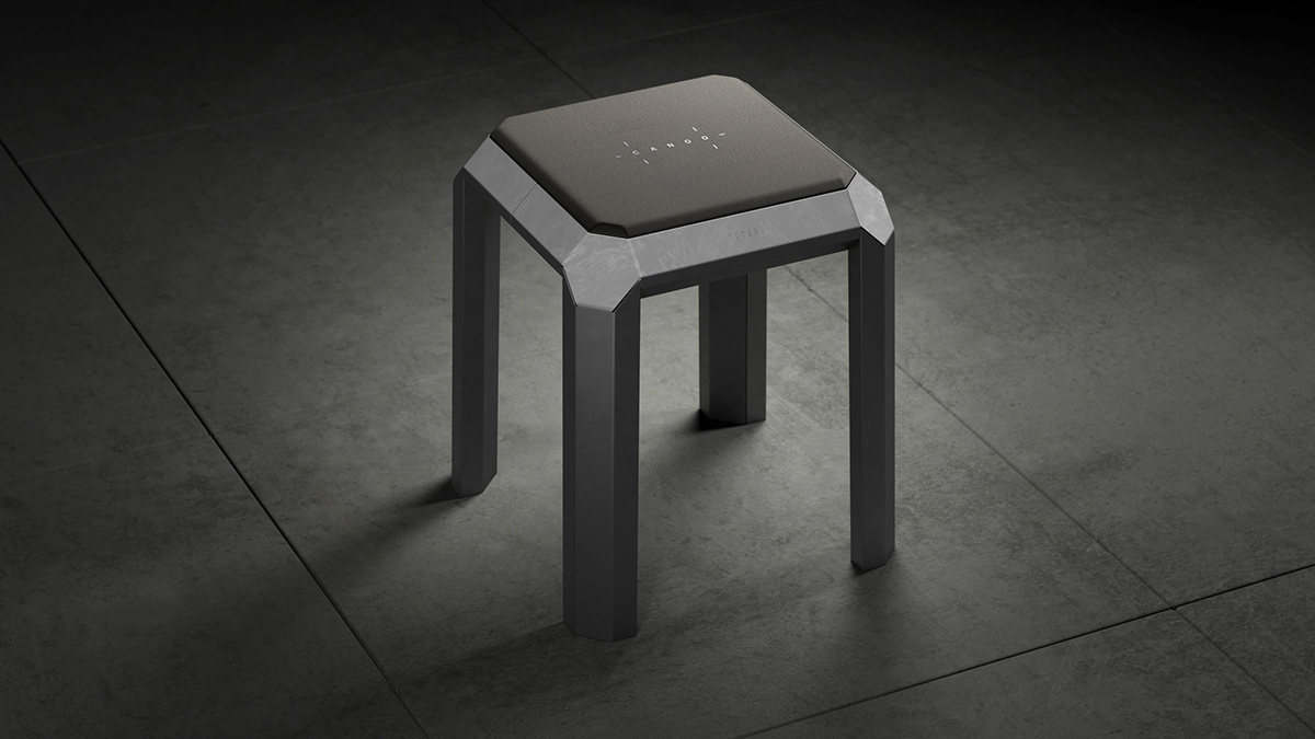stool，furniture，grey，