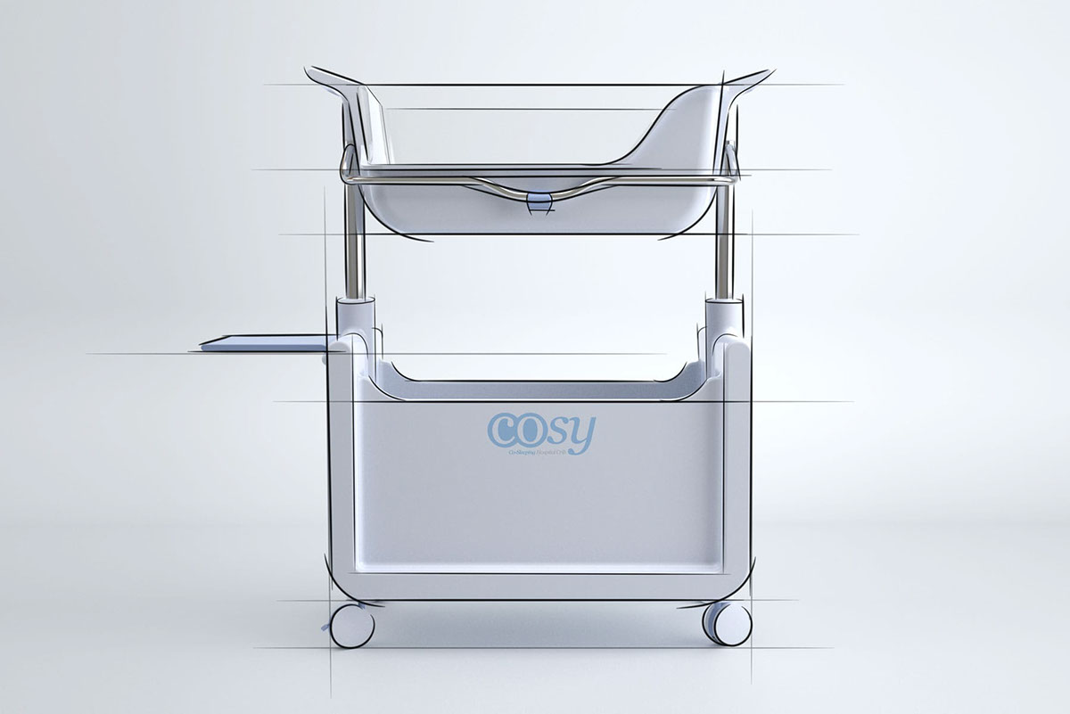 Mother and baby，industrial design，product design，Bed，