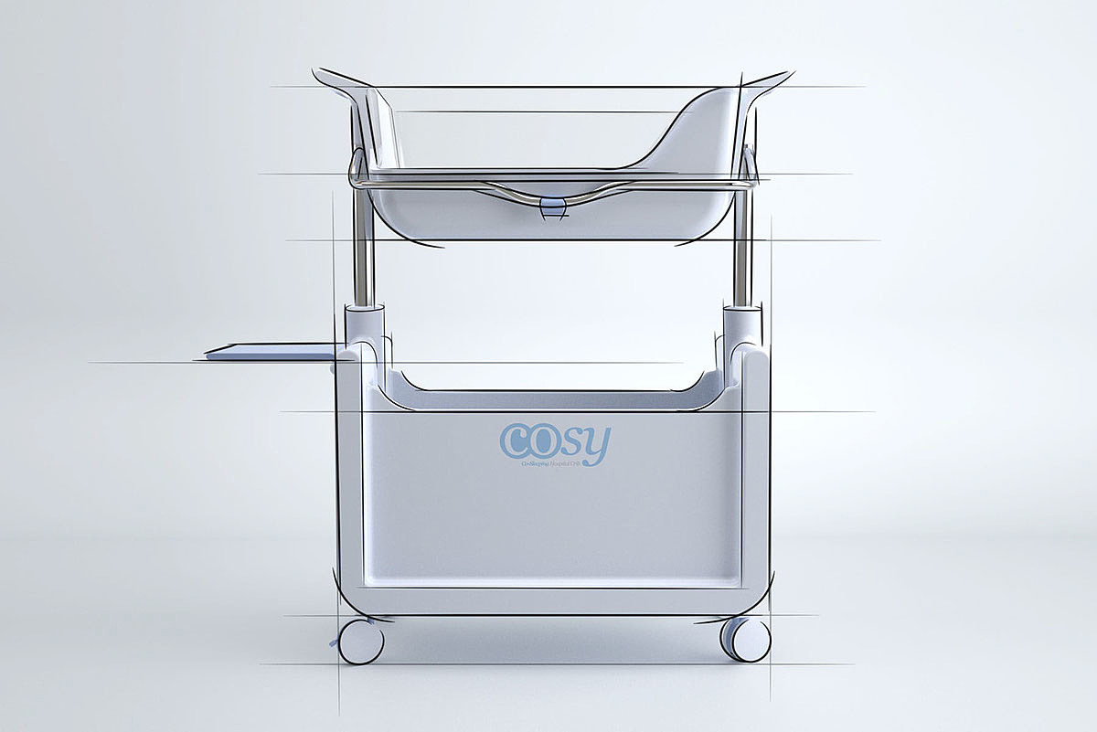 Mother and baby，industrial design，product design，Bed，