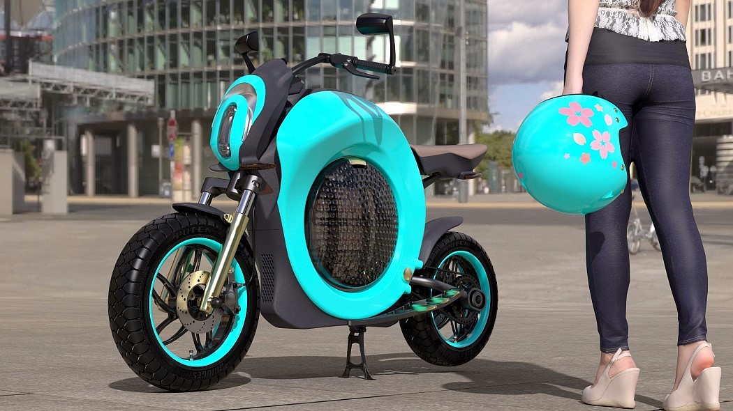 black，blue，motorcycle，modelling，