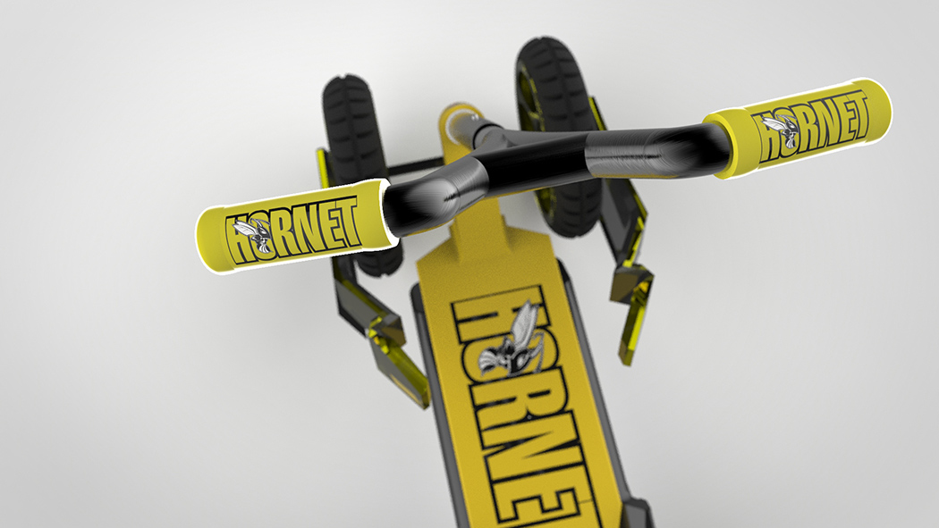 Black Technology，Scooter，yellow，black，