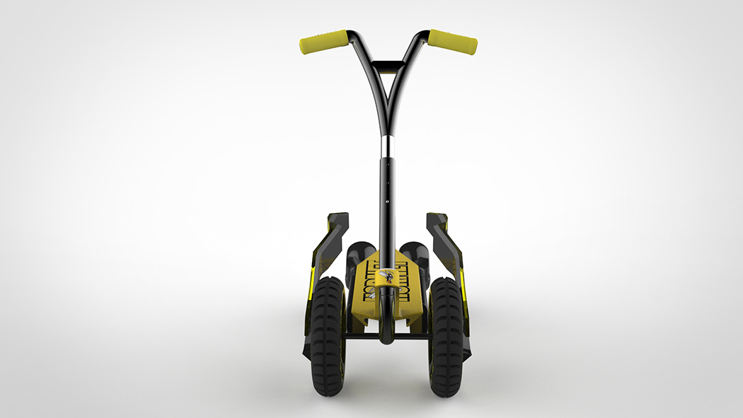 Black Technology，Scooter，yellow，black，