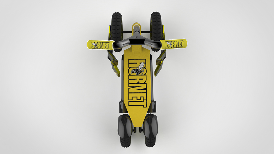 Black Technology，Scooter，yellow，black，