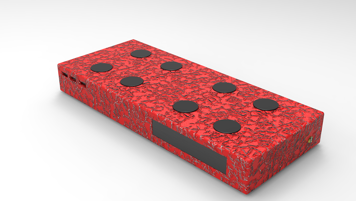 Appearance design of power bank，red brick，Combination of building materials and electronic products，