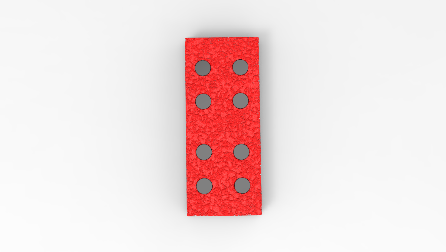 Appearance design of power bank，red brick，Combination of building materials and electronic products，