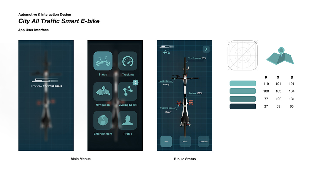 Bicycle，Design，Tough，fashion，black，white，