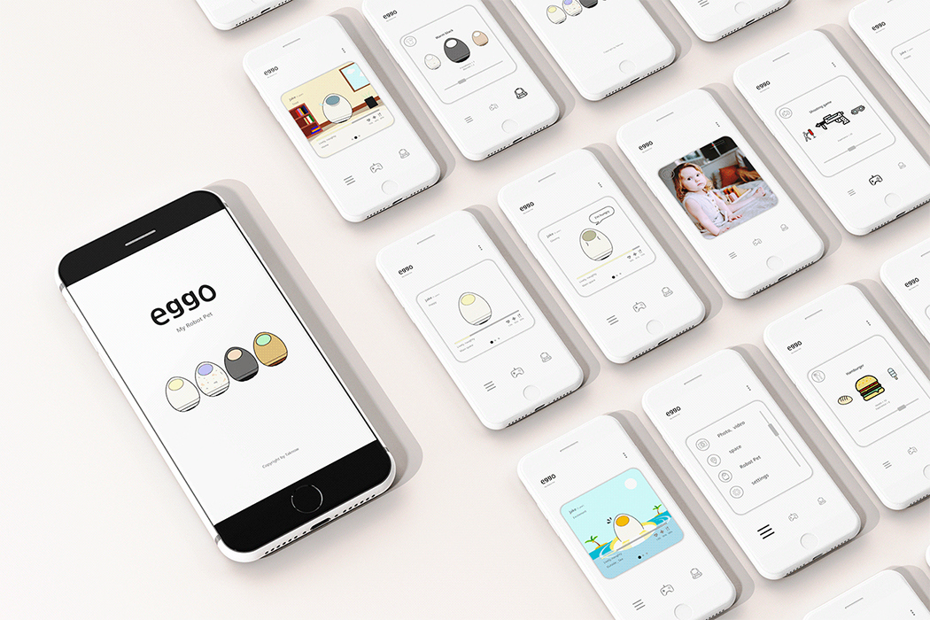 intelligent robot，Machine egg，Toy eggs，Hyunjae Tak，Eggo，