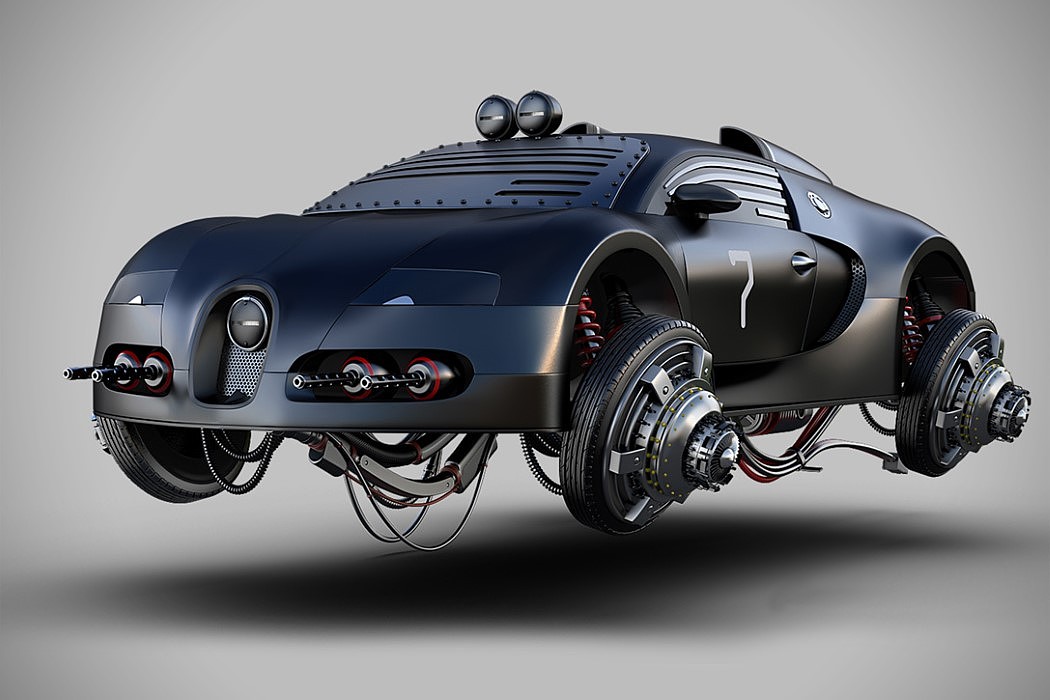 Lukas Haag，Christian Grajewski，science fiction，vehicle，automobile，future，