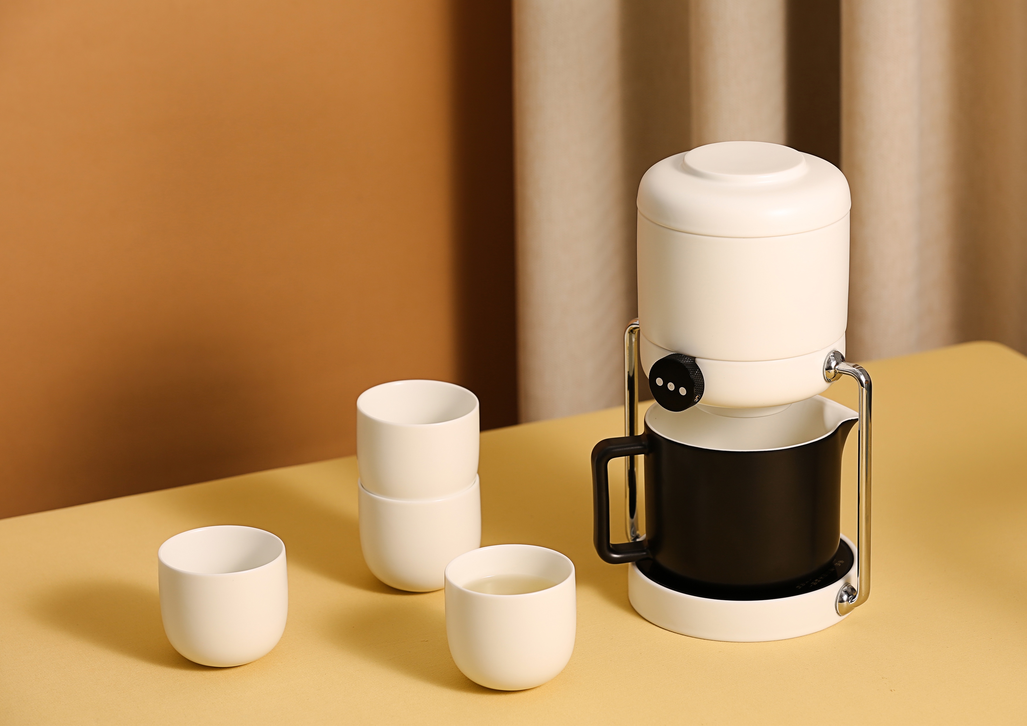 2020 CGD contemporary good design award，tea set，Shanghai Hanlun marketing planning Co., Ltd，Fujian Dehua shangbendao Ceramics Co., Ltd，