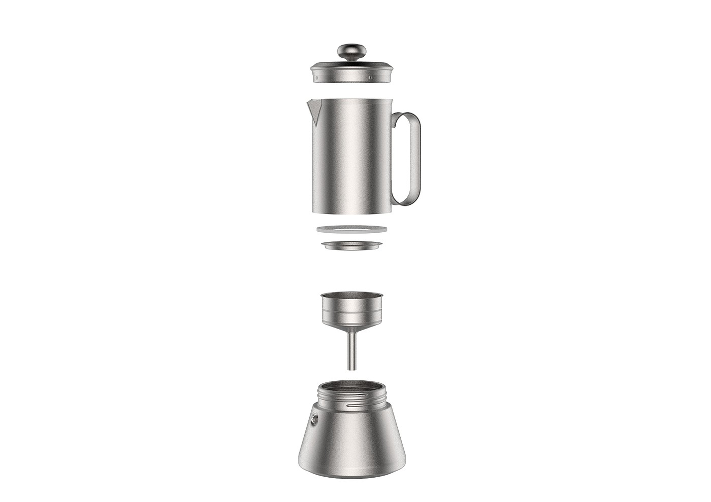 Mocha pot，2020 CGD contemporary good design award，Shanghai silede stainless steel products Co., Ltd，