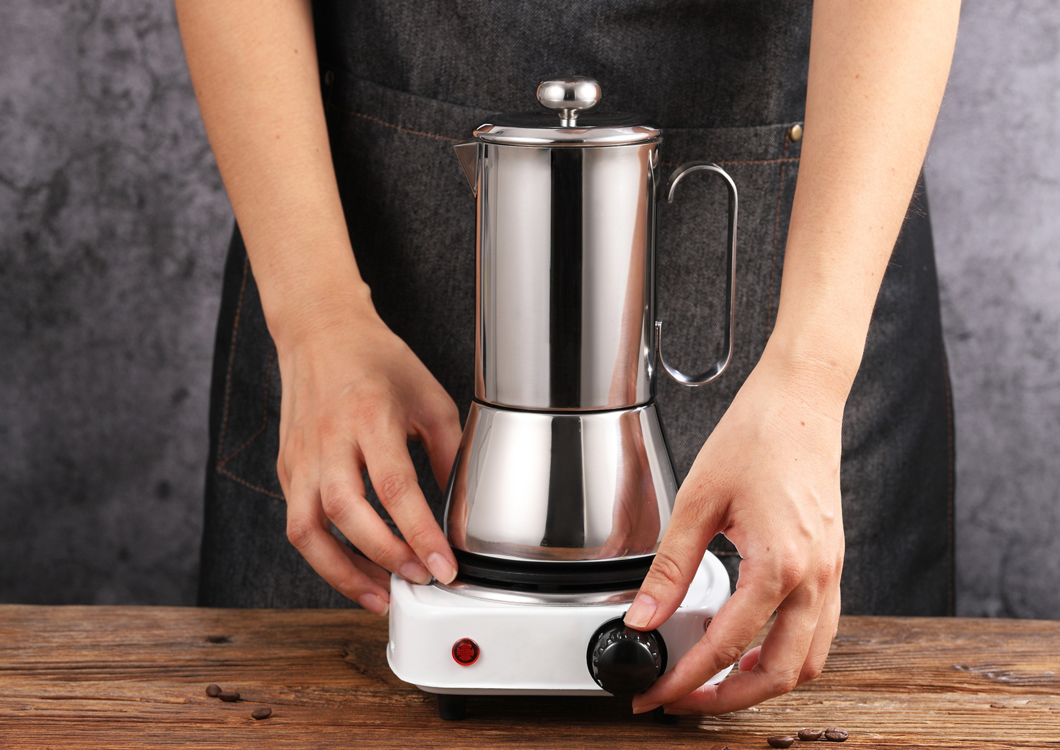 Mocha pot，2020 CGD contemporary good design award，Shanghai silede stainless steel products Co., Ltd，