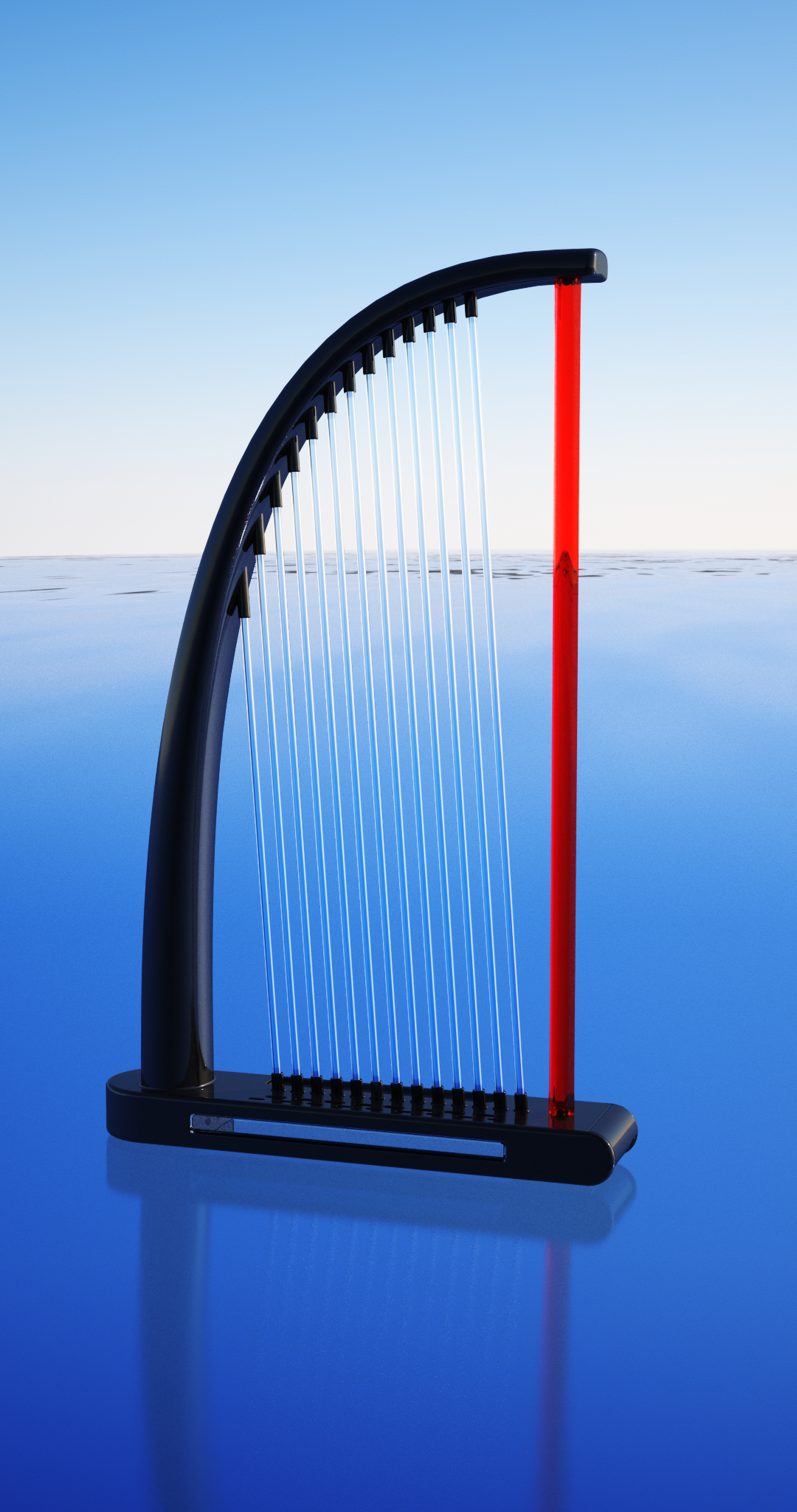 Furniture, table lamp, harp, imitation, artistic conception，