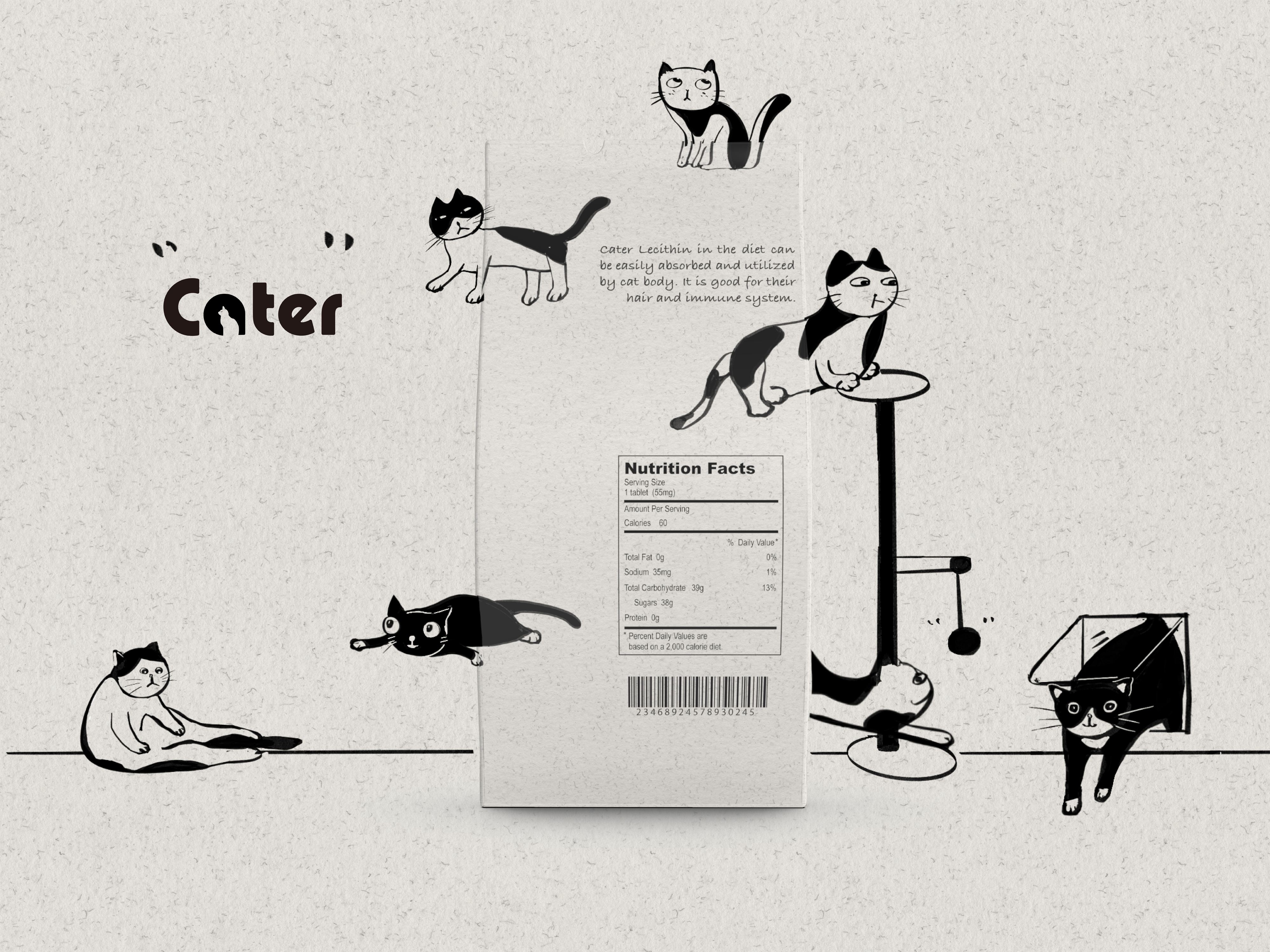 packing design，product design，brand，Pets，cat，