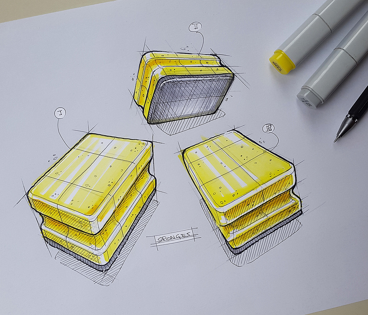 Hand drawn，