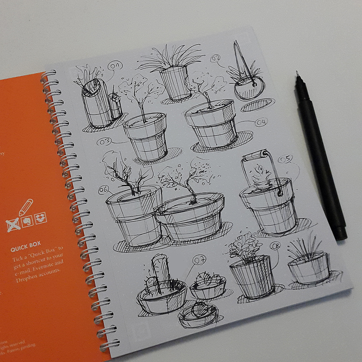 Hand drawn，