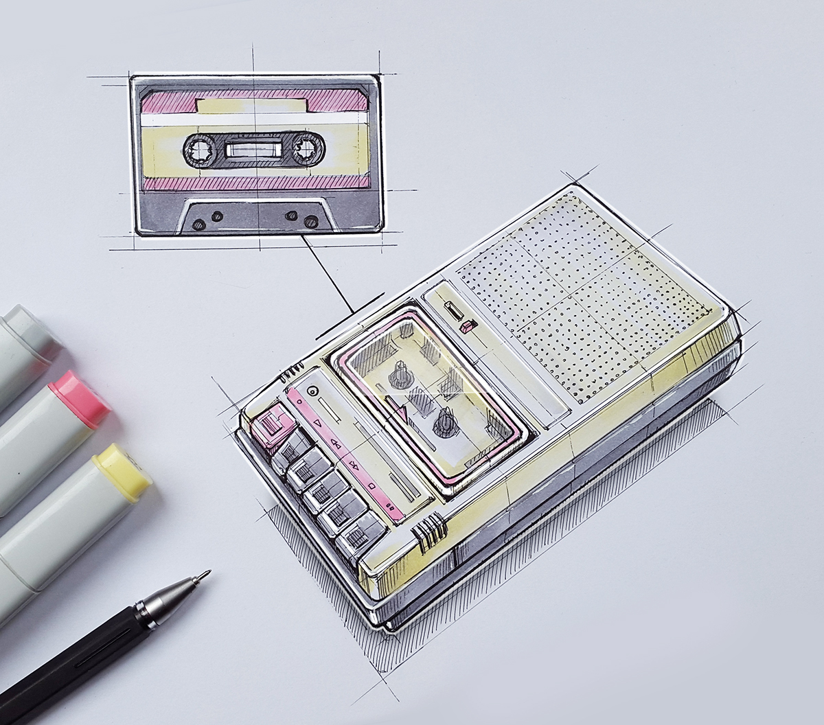 Hand drawn，Germany，